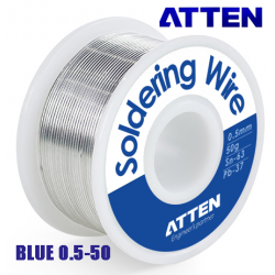 ATTEN Soldering Wire Blue 0.5-50 απλή εύκολη κόλληση καλωδίων SMD πλακέτα για κολλητήρι ηλεκτρικό αερίου χειροτεχνίες μοντελισμό